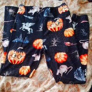 💜Like New Harry Potter Yoga Waist Womens Leggings OS